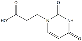 3-(2,4-dioxo-1,2,3,4-tetrahydropyrimidin-1-yl)propanoic acid Structure