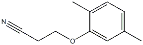 3-(2,5-dimethylphenoxy)propanenitrile Structure