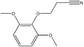 3-(2,6-dimethoxyphenoxy)propanenitrile Structure