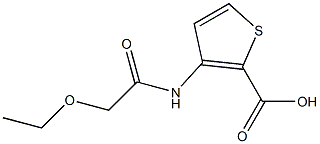 3-(2-ethoxyacetamido)thiophene-2-carboxylic acid Structure