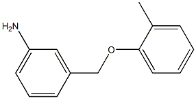 3-(2-methylphenoxymethyl)aniline 구조식 이미지