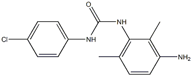 3-(3-amino-2,6-dimethylphenyl)-1-(4-chlorophenyl)urea 구조식 이미지