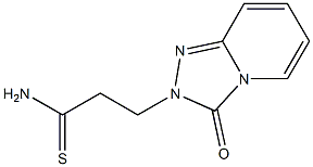 3-(3-oxo[1,2,4]triazolo[4,3-a]pyridin-2(3H)-yl)propanethioamide 구조식 이미지