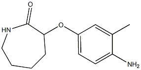 3-(4-amino-3-methylphenoxy)azepan-2-one 구조식 이미지