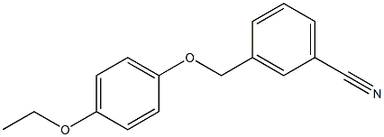 3-(4-ethoxyphenoxymethyl)benzonitrile 구조식 이미지