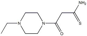 3-(4-ethylpiperazin-1-yl)-3-oxopropanethioamide Structure