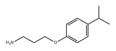 3-(4-isopropylphenoxy)propan-1-amine Structure