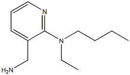 3-(aminomethyl)-N-butyl-N-ethylpyridin-2-amine Structure