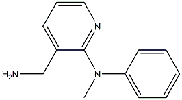 3-(aminomethyl)-N-methyl-N-phenylpyridin-2-amine 구조식 이미지