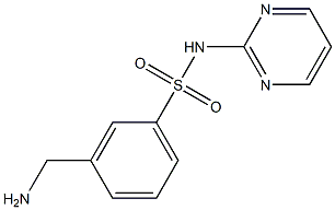 3-(aminomethyl)-N-pyrimidin-2-ylbenzenesulfonamide Structure