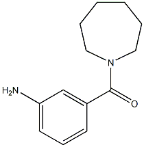 3-(azepan-1-ylcarbonyl)aniline 구조식 이미지