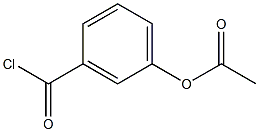 3-(carbonochloridoyl)phenyl acetate Structure