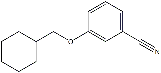 3-(cyclohexylmethoxy)benzonitrile Structure