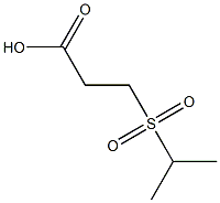 3-(isopropylsulfonyl)propanoic acid Structure