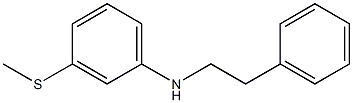 3-(methylsulfanyl)-N-(2-phenylethyl)aniline 구조식 이미지