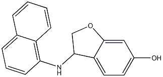 3-(naphthalen-1-ylamino)-2,3-dihydro-1-benzofuran-6-ol Structure