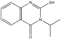 3-(propan-2-yl)-2-sulfanyl-3,4-dihydroquinazolin-4-one 구조식 이미지