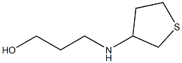 3-(thiolan-3-ylamino)propan-1-ol 구조식 이미지