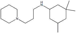3,3,5-trimethyl-N-[3-(piperidin-1-yl)propyl]cyclohexan-1-amine Structure