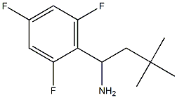 3,3-dimethyl-1-(2,4,6-trifluorophenyl)butan-1-amine Structure