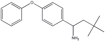 3,3-dimethyl-1-(4-phenoxyphenyl)butan-1-amine 구조식 이미지