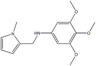 3,4,5-trimethoxy-N-[(1-methyl-1H-pyrrol-2-yl)methyl]aniline Structure