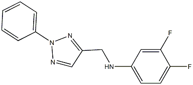 3,4-difluoro-N-[(2-phenyl-2H-1,2,3-triazol-4-yl)methyl]aniline Structure