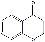 3,4-dihydro-2H-1-benzopyran-4-one 구조식 이미지