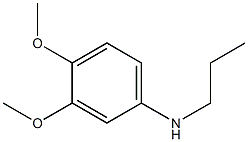 3,4-dimethoxy-N-propylaniline Structure