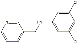 3,5-dichloro-N-(pyridin-3-ylmethyl)aniline Structure