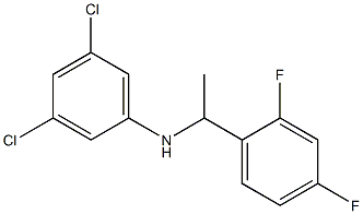 3,5-dichloro-N-[1-(2,4-difluorophenyl)ethyl]aniline 구조식 이미지