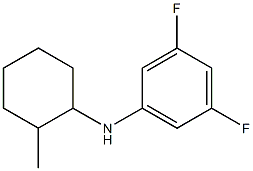 3,5-difluoro-N-(2-methylcyclohexyl)aniline Structure