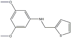 3,5-dimethoxy-N-(thiophen-2-ylmethyl)aniline Structure