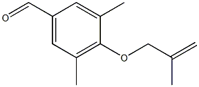 3,5-dimethyl-4-[(2-methylprop-2-en-1-yl)oxy]benzaldehyde Structure