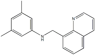 3,5-dimethyl-N-(quinolin-8-ylmethyl)aniline 구조식 이미지