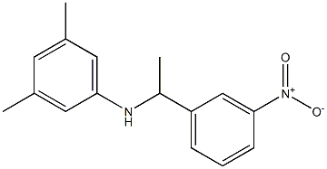 3,5-dimethyl-N-[1-(3-nitrophenyl)ethyl]aniline 구조식 이미지