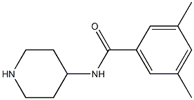 3,5-dimethyl-N-piperidin-4-ylbenzamide 구조식 이미지