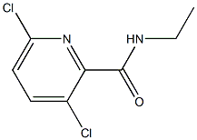 3,6-dichloro-N-ethylpyridine-2-carboxamide Structure