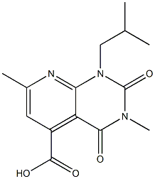 3,7-dimethyl-1-(2-methylpropyl)-2,4-dioxo-1H,2H,3H,4H-pyrido[2,3-d]pyrimidine-5-carboxylic acid Structure