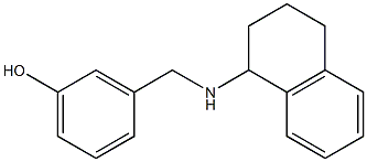 3-[(1,2,3,4-tetrahydronaphthalen-1-ylamino)methyl]phenol Structure
