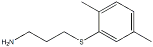 3-[(2,5-dimethylphenyl)thio]propan-1-amine Structure