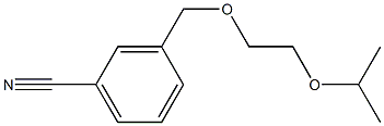 3-[(2-isopropoxyethoxy)methyl]benzonitrile 구조식 이미지