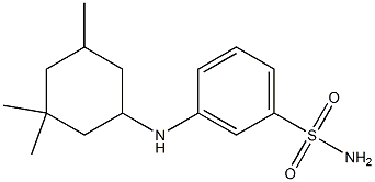 3-[(3,3,5-trimethylcyclohexyl)amino]benzene-1-sulfonamide Structure