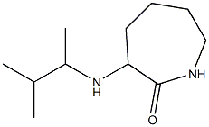 3-[(3-methylbutan-2-yl)amino]azepan-2-one Structure