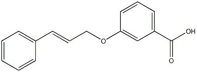 3-[(3-phenylprop-2-en-1-yl)oxy]benzoic acid 구조식 이미지