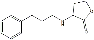 3-[(3-phenylpropyl)amino]oxolan-2-one Structure