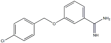 3-[(4-chlorobenzyl)oxy]benzenecarboximidamide Structure