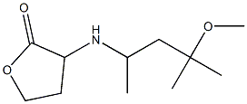 3-[(4-methoxy-4-methylpentan-2-yl)amino]oxolan-2-one 구조식 이미지