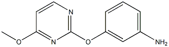 3-[(4-methoxypyrimidin-2-yl)oxy]aniline 구조식 이미지