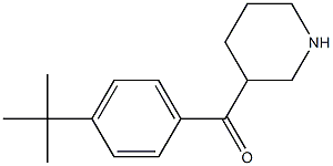 3-[(4-tert-butylphenyl)carbonyl]piperidine 구조식 이미지
